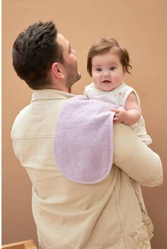 Meyco schoudermodel spuugdoek set van 3 Basic badstof soft lilac soft yellow soft peach Mond- spuugdoekje Multi - Foto 2