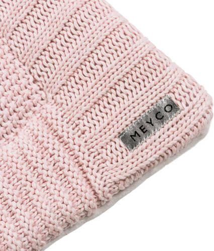 Meyco Silverline Relief Mixed boxkleed 77x97 cm roze - Foto 2