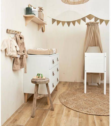 Meyco sluier sand Baby sluier Beige Effen | Baby sluier van