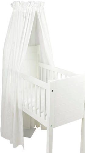 Meyco sluier uni wit Baby sluier Effen | Baby sluier van