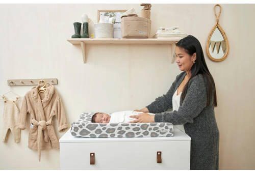 Meyco swaddle inbakerdoek Uni Offwhite Wit Effen 1 - Foto 2