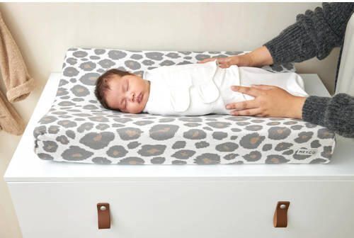 Meyco swaddle inbakerdoek Uni Offwhite Wit Effen 1 - Foto 4