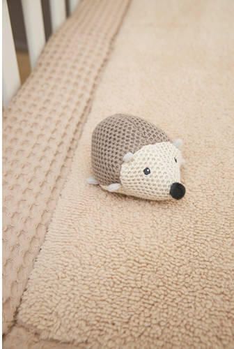 Meyco teddy boxkleed Wafel sand Beige | Boxkleed van - Foto 4