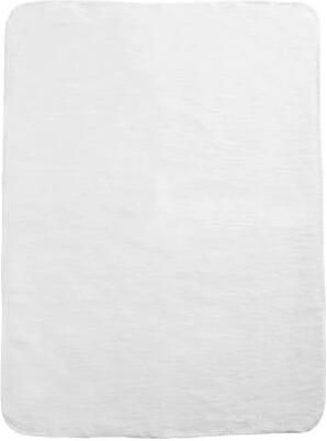 Meyco Uni wiegdeken 75x100 cm wit Babydeken | Babydeken van