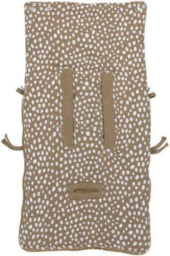 Meyco voetenzak Cheetah taupe Bruin | Voetenzak van