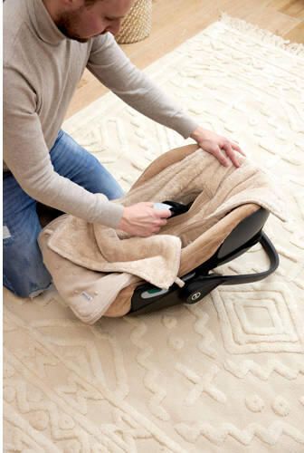 Meyco voetenzak Knit Basic sand Beige | Voetenzak van - Foto 3