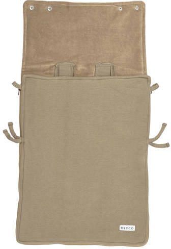 Meyco voetenzak Knit basic taupe Bruin | Voetenzak van - Foto 2