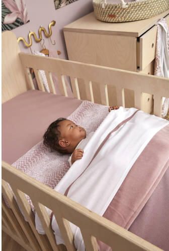 Meyco wiegdeken velvet Knit basic 75x100 cm lilac Babydeken Paars - Foto 2