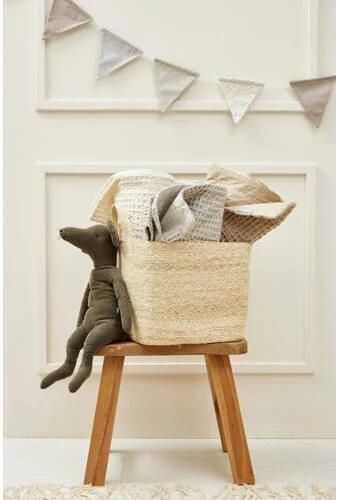 Meyco wiegdeken Waffle Cotton Nature Babydeken Wit Effen - Foto 2