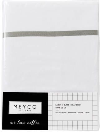 Meyco wieglaken met bies 75x100 cm grijs Babylaken - Foto 3