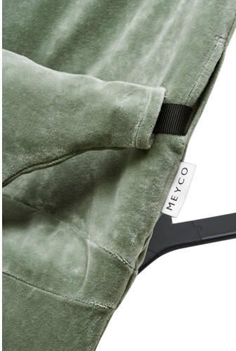 Meyco wipstoelhoes Velvet de Luxe Forest Green Accessoire Groen - Foto 2