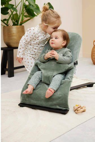Meyco wipstoelhoes Velvet de Luxe Forest Green Accessoire Groen - Foto 3