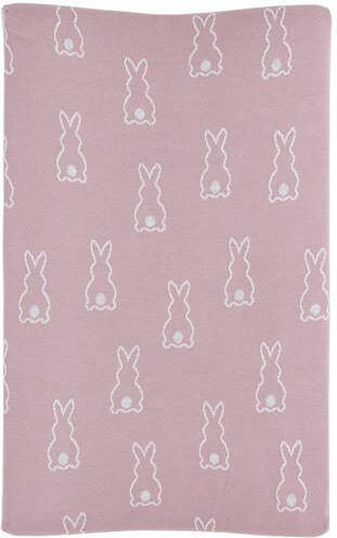 Meyco X Mrs. Keizer aankleedkussenhoes Rabbit lilac Paars Dierenprint - Foto 4