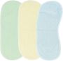 Meyco schoudermodel spuugdoek set van 3 Basic badstof soft mint soft yellow light blue Mond- spuugdoekje Multi - Thumbnail 1