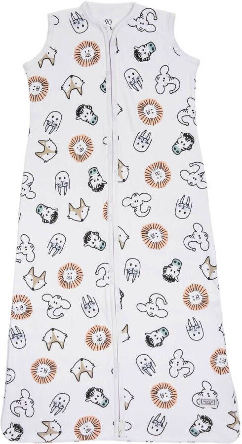 Meyco baby slaapzak Animal Multicolour Babyslaapzak Dierenprint 60 - Foto 3