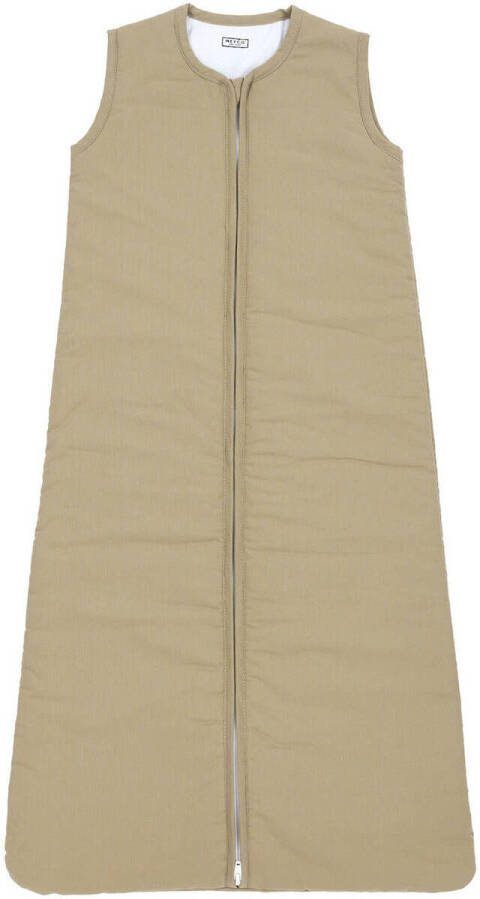 Meyco gevoerde baby slaapzak uni taupe Babyslaapzak Bruin 110 cm - Foto 2