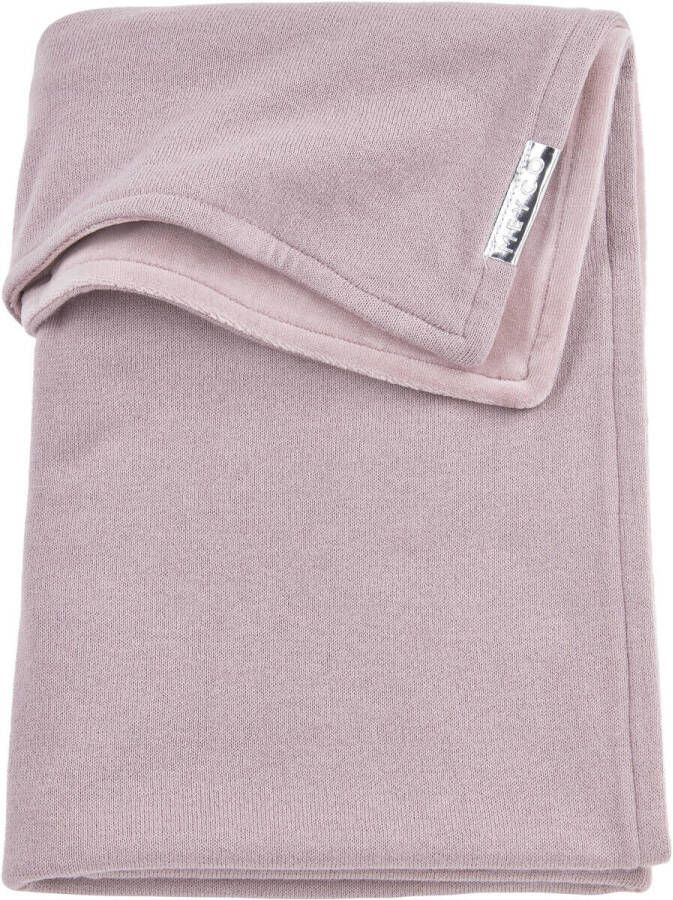 Meyco wiegdeken velvet Knit basic 75x100 cm lilac Babydeken Paars