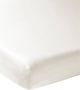 Meyco katoenen jersey wieg hoeslaken 50x90 offwhite Wit Effen - Thumbnail 1