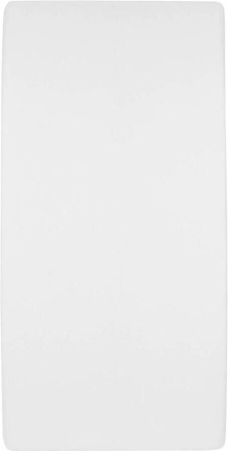 Meyco katoenen molton hoeslaken wieg 40x80 90 cm Wit - Foto 3