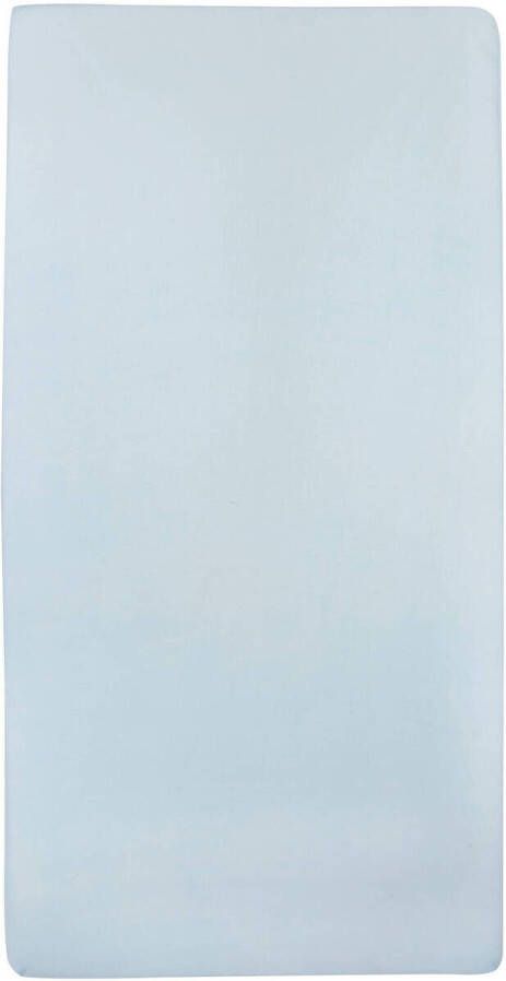Meyco jersey hoeslaken wieg 40x80 90 cm Blauw | Hoeslaken van