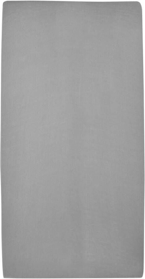 Meyco jersey baby hoeslaken wieg 40x80 90 cm Grijs - Foto 3