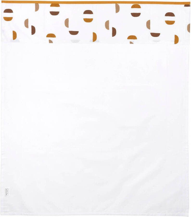 Meyco baby wieglaken Shapes 75x100 cm honey gold Babylaken Geel