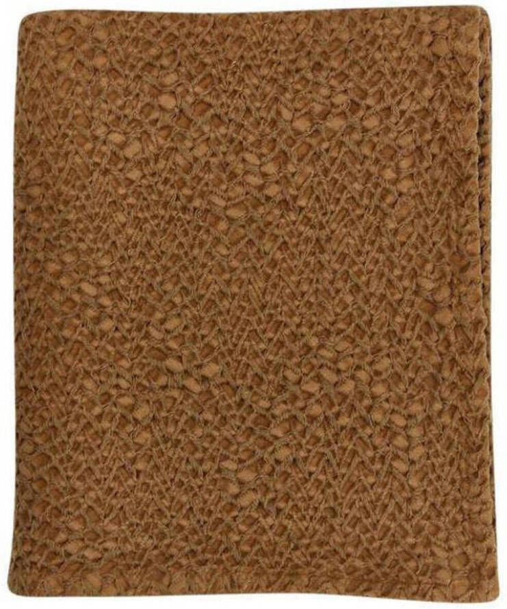 Mies & Co baby ledikantdeken Honeycomb 110x140 cm Bronze mist Babydeken Bruin - Foto 3