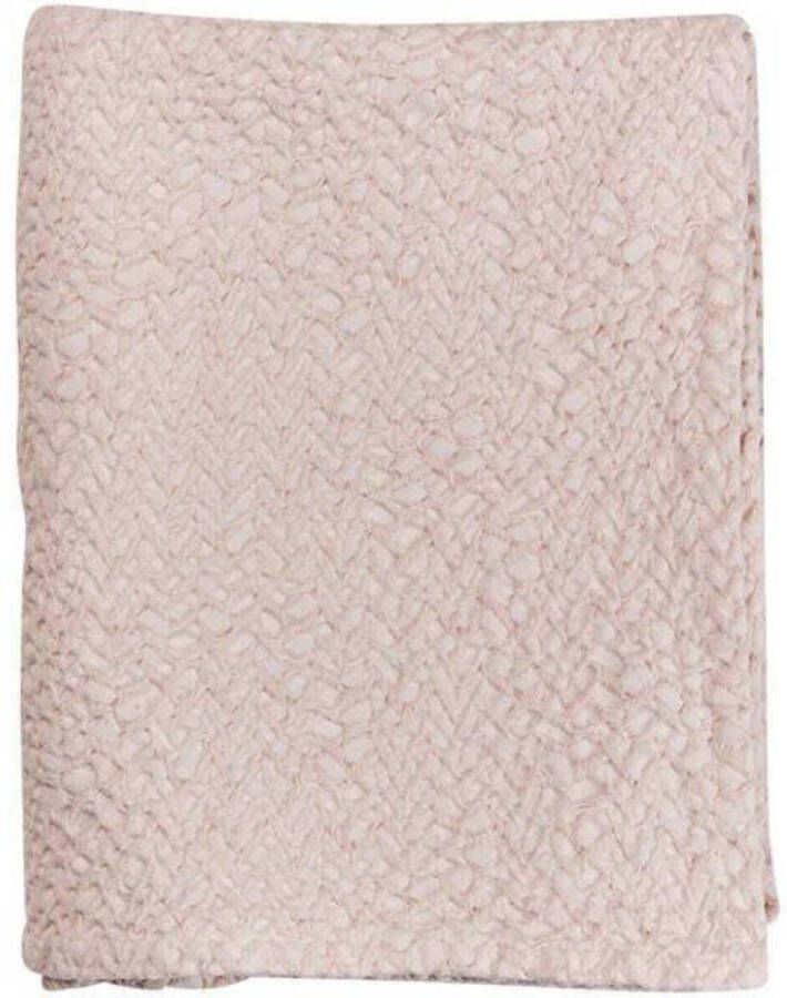 Mies & Co baby ledikantdeken Honeycomb 110x140 cm soft pink Babydeken Roze - Foto 3