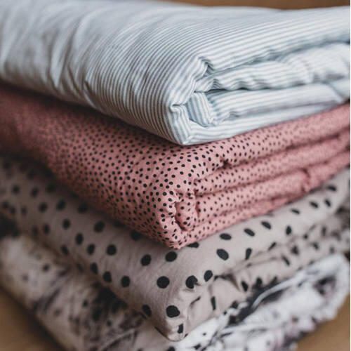 Mies & Co baby wiegdeken soft teddy Cozy dots 70x100 cm Babydeken Roze - Foto 4