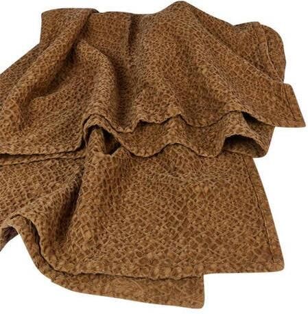 Mies & Co baby wiegdeken Honeycomb 70x100 cm Bronze mist Babydeken Bruin - Foto 3