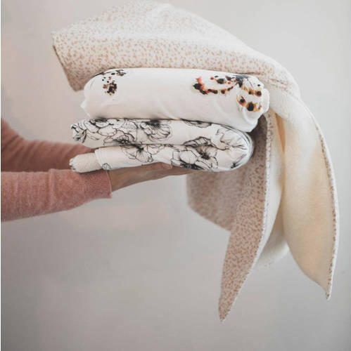 Mies & Co baby wiegdeken soft teddy Fika butterfly 70x100 cm Babydeken Wit - Foto 4