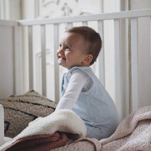 Mies & Co baby winter slaapzak Classic no. 1 Babyslaapzak Blauw Streep - Foto 4