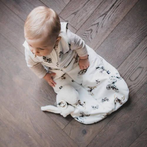 Mies & Co baby winter slaapzak Fika Butterfly Babyslaapzak Wit Dierenprint - Foto 5