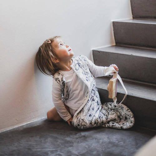 Mies & Co baby zomer slaapzak Bumble Love Babyslaapzak Wit Bloe - Foto 2