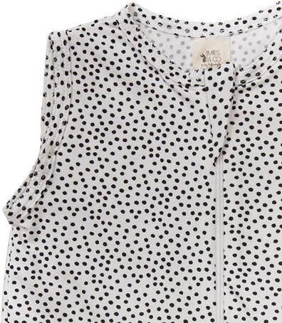 Mies & Co baby zomer slaapzak Cozy Dots Babyslaapzak Wit All over print
