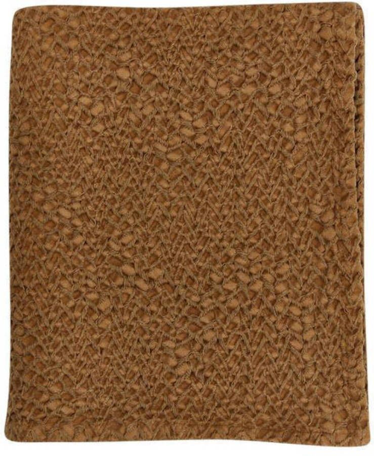 Mies & Co baby wiegdeken Honeycomb 70x100 cm Bronze mist Babydeken Bruin - Foto 3