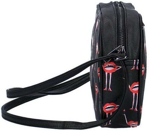 Milky Kiss crossbody tas zwart rood Meisjes Imitatieleer All over print - Foto 3