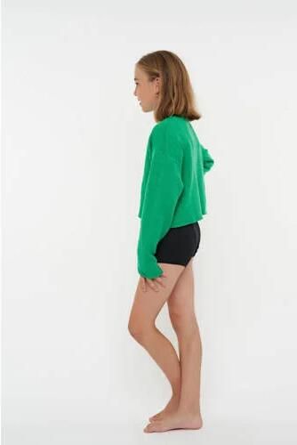 Moodies Undies boyshort menstruatieslip Medium Heavy zwart Meisjes Bamboe 152-158
