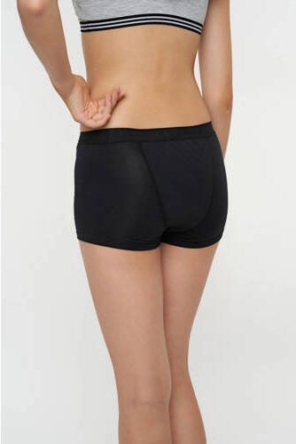 Moodies Undies boyshort menstruatieslip Super zwart Meisjes Viscose Effen 164-170