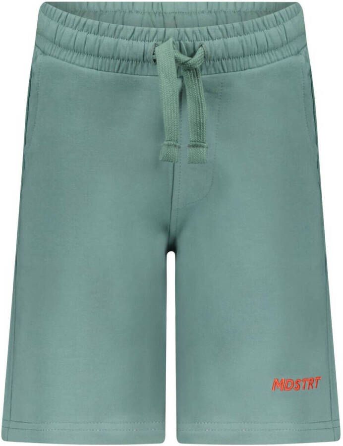 MOODSTREET Jongens Broeken Sweatshorts With Sidepockets Groen