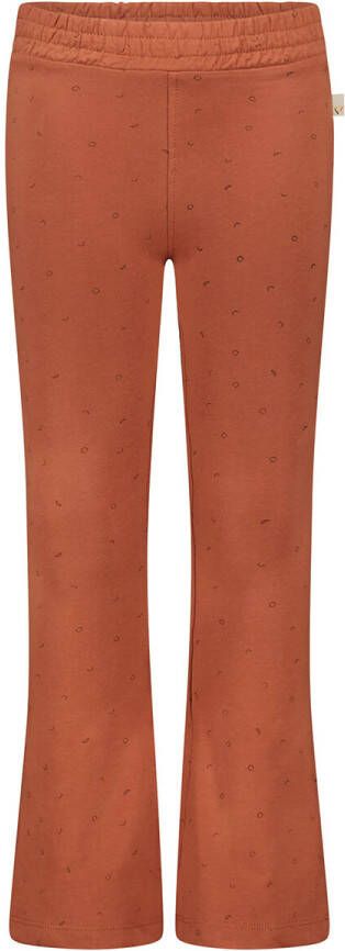 Moodstreet flared broek bruin