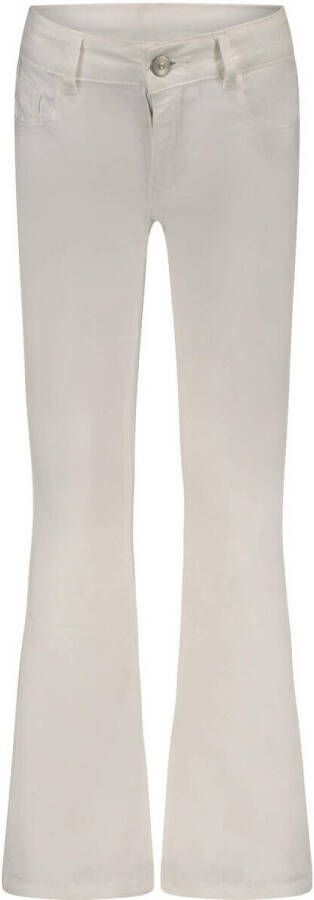Moodstreet flared jeans white Wit Meisjes Stretchdenim Effen 128 - Foto 2
