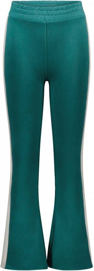 Moodstreet flared broek groen