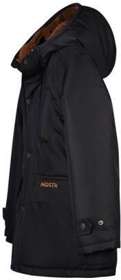 Moodstreet gewatteerde winterjas Jason zwart Jongens Polyester Capuchon 122 128 - Foto 3