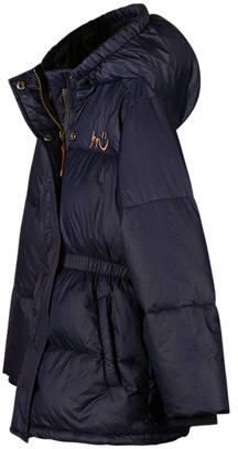 Moodstreet gewatteerde winterjas Juna donkerblauw Meisjes Polyester Capuchon 158 164 - Foto 2