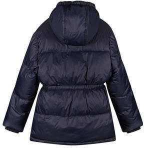 Moodstreet gewatteerde winterjas Juna donkerblauw Meisjes Polyester Capuchon 158 164 - Foto 3