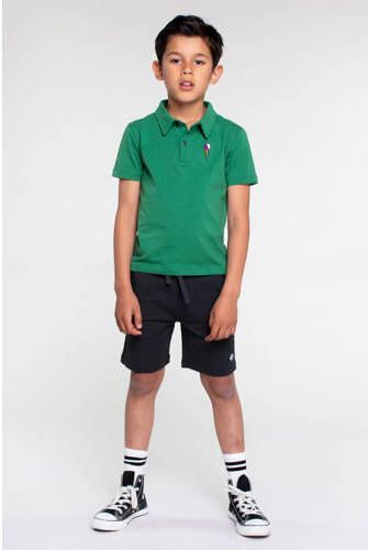 Moodstreet regular fit sweatshort zwart Korte broek Effen 110 116