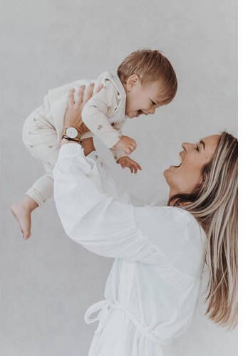 Moodstreet Petit jip longsleeve Ecru Meisjes Katoen Ronde hals All over print 50 56 - Foto 3