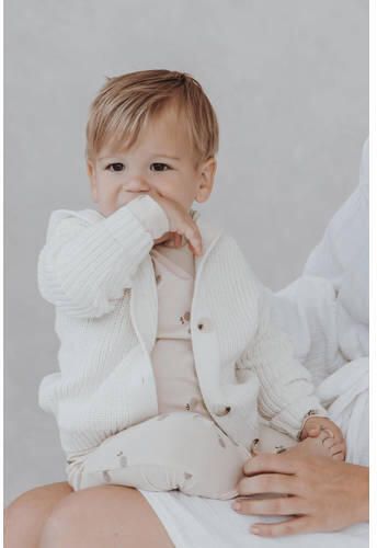 Moodstreet Petit jip longsleeve Ecru Meisjes Katoen Ronde hals All over print 50 56 - Foto 2