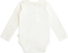 Moodstreet Petit olivia romper Ecru Meisjes Katoen Peter Pan-kraag Bloemen 62 68 - Foto 4